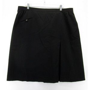 VINTAGE Skirt 40 Plus Alexanders Worsted Wool A-Line School Girl 90s